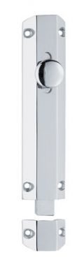 Click Here To Enlarge This Photo Of AQ82CP - Carlisle Brass Flat Surface Bolt 150mm Polished Chrome