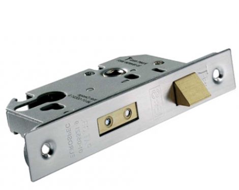 Click Here To Enlarge This Photo Of URES5030SSS - Carlisle Brass Eurospec Universal Replacement 76mm Euro Profile Sashlock Satin Stainless Steel
