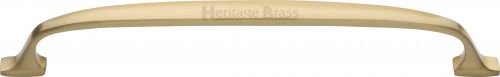 Click Here To Enlarge This Photo Of C7213 203-SB Heritage Brass Cabinet Pull Durham Design 203mm ctc Satin Brass Finish