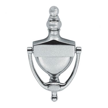 Click Here To Enlarge This Photo Of M38SSC - Carlisle Brass Victorian Urn Door Knocker 152mm Satin Chrome