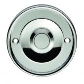 AQ30CP - Carlisle Brass Round Bell Push 65mm x 7mm Polished Chrome
