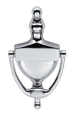Click Here To Enlarge This Photo Of M38SCP - Carlisle Brass Victorian Urn Door Knocker 152mm Polished Chrome