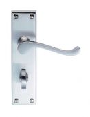 CBS54WCSC - Carlisle Brass Victorian Scroll Lever Bathroom Satin Chrome