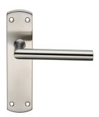 CSLP1162B/SSS - Carlisle Brass Eurospec Mitred Latch Levers on 172 x 44mm Backplate Satin Stainless Steel