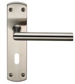 CSLP1162P/SSS - Carlisle Brass Eurospec Mitred Lock Levers on 172 x 44mm Backplate Satin Stainless Steel