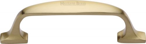 Click Here To Enlarge This Photo Of C7213 76-SB Heritage Brass Cabinet Pull Durham Design 76mm ctc Satin Brass Finish