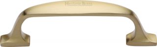 C7213 76-SB Heritage Brass Cabinet Pull Durham Design 76mm ctc Satin Brass Finish