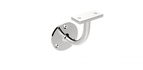 Click Here To Enlarge This Photo Of HRB1000BSS/P62 - Carlisle Brass Eurospec Handrail Bracket (62mm Projection) Bright Stainless Steel