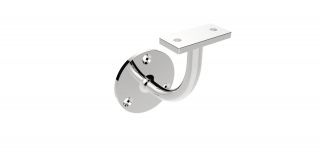 HRB1000BSS/P62 - Carlisle Brass Eurospec Handrail Bracket (62mm Projection) Bright Stainless Steel
