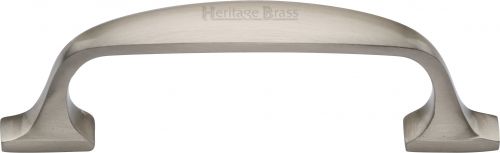 Click Here To Enlarge This Photo Of C7213 76-SN Heritage Brass Cabinet Pull Durham Design 76mm ctc Satin Nickel Finish