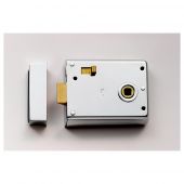 RLE8043PC - Carlisle Brass Eurospec Rim Latch 105mm x 81mm Polished Chrome