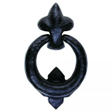 Click Here To Enlarge This Photo Of LF5590 - Carlisle Brass Ludlow Foundries Ring Door Knocker 95mm Black Antique