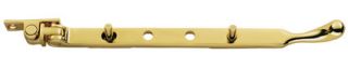 WF12S - Carlisle Brass Bulb End Casement Stay 250mm Polished Brass