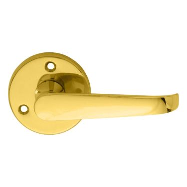 Click Here To Enlarge This Photo Of M32 - Carlisle Brass Victorian Lever on Round Rose Polished Brass