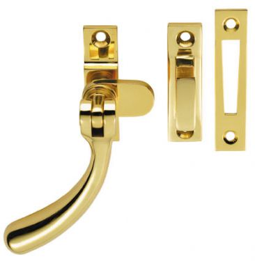Click Here To Enlarge This Photo Of WF11 - Carlisle Brass Bulb End Casement Fastener (suitable for Weather Stripped Windows) Polished Brass