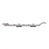 M44BSC - Carlisle Brass Victorian Casement Stay 300mm Satin Chrome