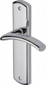 CEN1010-PC Heritage Brass Door Handle Lever Latch Centaur Design Polished Chrome Finish