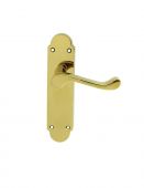 DL167 - Carlisle Brass 'Oakley' Lever Latch Furniture Polished Brass