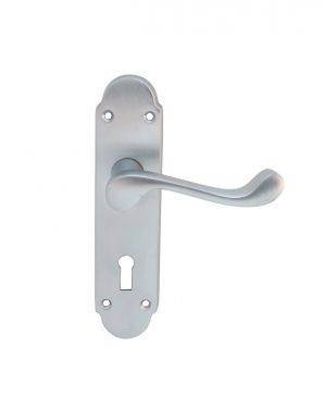 Click Here To Enlarge This Photo Of DL168SC - Carlisle Brass 'Oakley' Lever Lock Furniture Satin Chrome