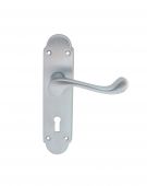 DL168SC - Carlisle Brass 'Oakley' Lever Lock Furniture Satin Chrome