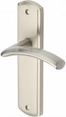 CEN1010-SN Heritage Brass Door Handle Lever Latch Centaur Design Satin Nickel Finish