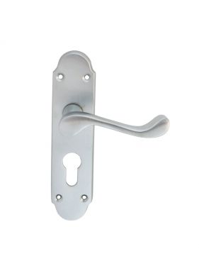 Click Here To Enlarge This Photo Of DL168YSC - Carlisle Brass 'Oakley' Lever Furniture Euro Profile (47.5mm c/c) Satin Chrome