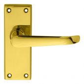 DL31 - Carlisle Brass 'Ascot' Heavy Victorian Lever Latch Furniture Polished Brass