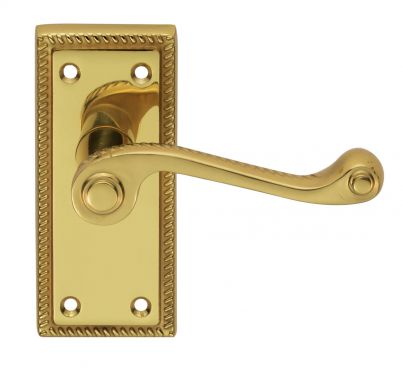 Click Here To Enlarge This Photo Of FG2 - Carlisle Brass Georgian Lever Latch Furniture Polished Brass