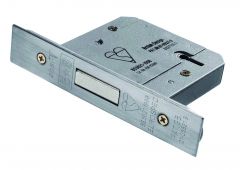 LDB5530SSS - Carlisle Brass Eurospec Easi-T British Standard 5 Lever Deadlock 76mm Satin Stainless Steel