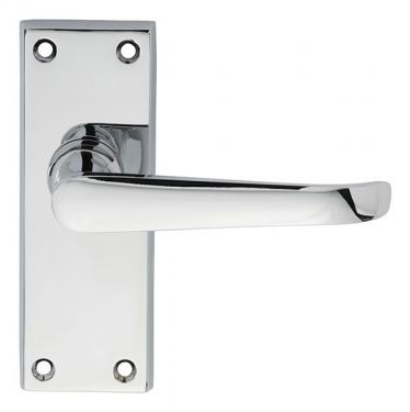 Click Here To Enlarge This Photo Of DL31CP - Carlisle Brass 'Ascot' Heavy Victorian Lever Latch Furniture Polished Chrome