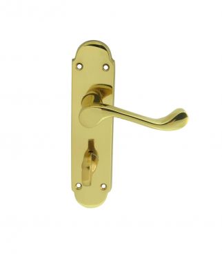 Click Here To Enlarge This Photo Of DL168WC - Carlisle Brass 'Oakley' Lever Bathroom Furniture Polished Brass