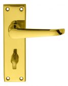 DL30WC - Carlisle Brass 'Ascot' Heavy Victorian Lever Bathroom Furniture Polished Brass