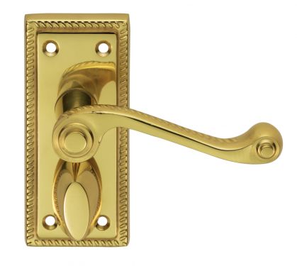 Click Here To Enlarge This Photo Of FG2WC - Carlisle Brass Georgian Lever Privacy Furniture Polished Brass