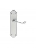 M67SC - Carlisle Brass Victorian Shaped Scroll Lever Latch Furniture Satin Chrome
