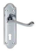 DL17CP - Carlisle Brass 'Ashtead' Lever Lock Furniture Polished Chrome