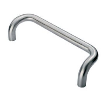 Click Here To Enlarge This Photo Of PBC1300SSS - Carlisle Brass Eurospec 300mm x 25mm Cranked Pull Handle (G316) Satin Stainless Steel