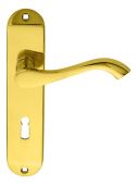 DL180 - Carlisle Brass 'Andros' Lever Lock Furniture Polished Brass