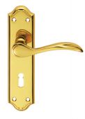 DL190 - Carlisle Brass 'Madrid' Lever Lock Furniture Polished Brass
