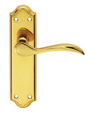Click Here To Enlarge This Photo Of DL191 - Carlisle Brass 'Madrid' Lever Latch Furniture Polished Brass