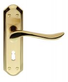 DL450SBPB - Carlisle Brass 'Lytham' Lever Lock Furniture Satin Brass/Polished Brass