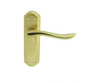 DL451SBPB - Carlisle Brass 'Lytham' Lever Latch Furniture Satin Brass/Polished Brass