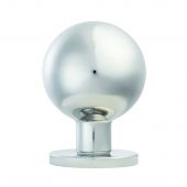 CSK1058BSS - Carlisle Brass Eurospec 55mm Dia Mortice Knob on Sprung Rose Polished Stainless Steel