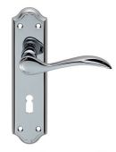 DL190CP - Carlisle Brass 'Madrid' Lever Lock Furniture Polished Chrome