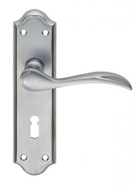 Click Here To Enlarge This Photo Of DL190SC - Carlisle Brass 'Madrid' Lever Lock Furniture Satin Chrome