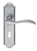 DL190SC - Carlisle Brass 'Madrid' Lever Lock Furniture Satin Chrome
