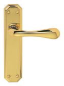 DL411 - Carlisle Brass 'Eden' Lever Latch Furniture Polished Brass