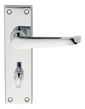 Click Here To Enlarge This Photo Of DL30WCCP - Carlisle Brass 'Ascot' Heavy Victorian Lever Bathroom Furniture Polished Chrome