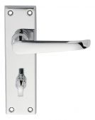 DL30WCCP - Carlisle Brass 'Ascot' Heavy Victorian Lever Bathroom Furniture Polished Chrome