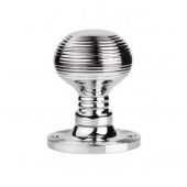 M1001CP - Carlisle Brass Manital Queen Anne Mortice Knob Set Polished Chrome