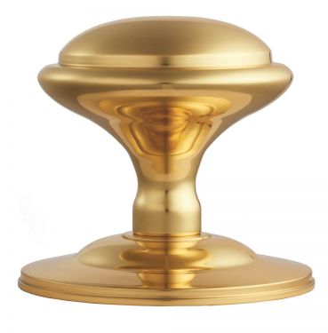 Click Here To Enlarge This Photo Of M61 - Carlisle Brass Victorian Centre Door Knob (Round) 85mm Rose Polished Brass